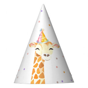Giraffe Party Animal Safari Jungle Birthday Hat