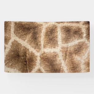 Giraffe pattern banner