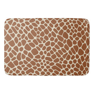 Giraffe Pattern Bath Mat