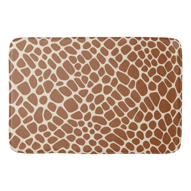 Giraffe Pattern Bath Mat (Front)