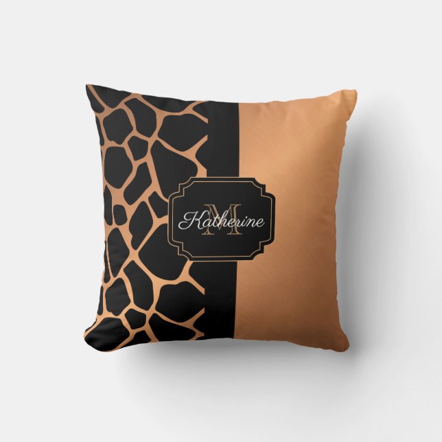 Giraffe Pattern Cushion (Front)