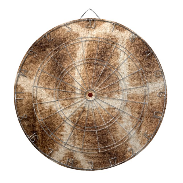 Giraffe pattern dartboard (Front)