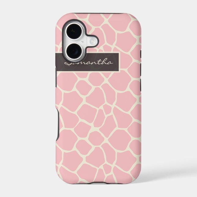 Giraffe Pattern iPhone 5 Case-Mate Case (pink) (Back)