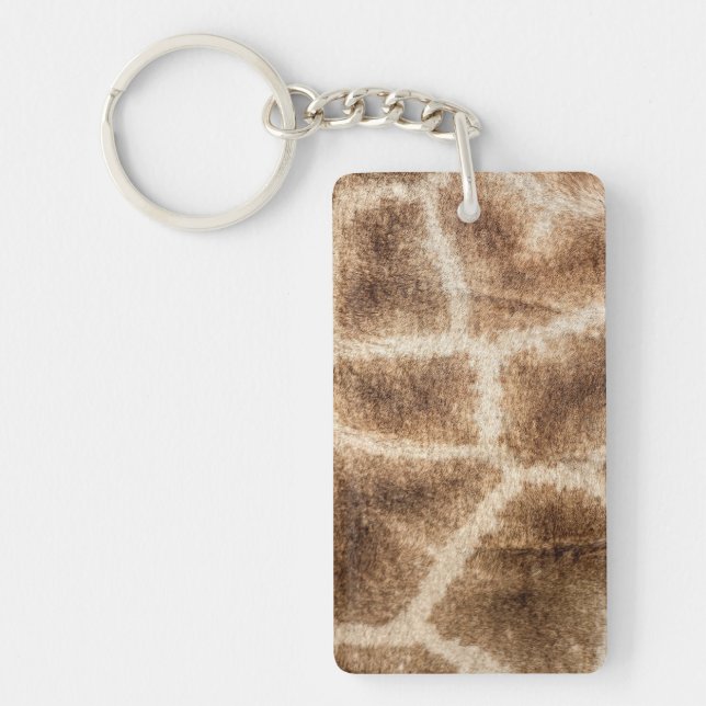 Giraffe pattern key ring (Front)