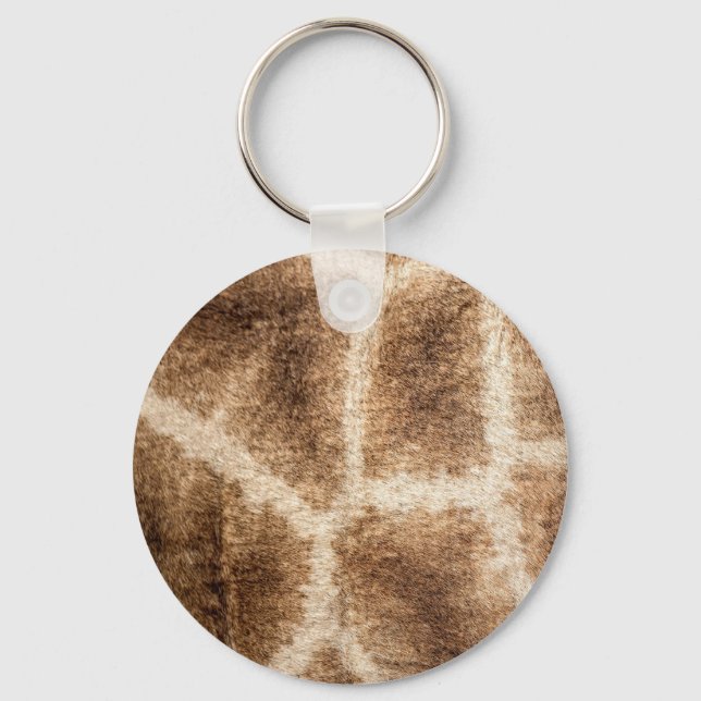 Giraffe pattern key ring (Front)