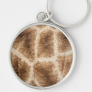 Giraffe pattern key ring