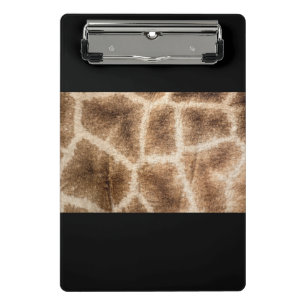 Giraffe pattern mini clipboard
