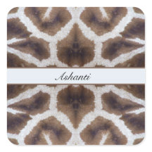 Giraffe pattern safari style customisable