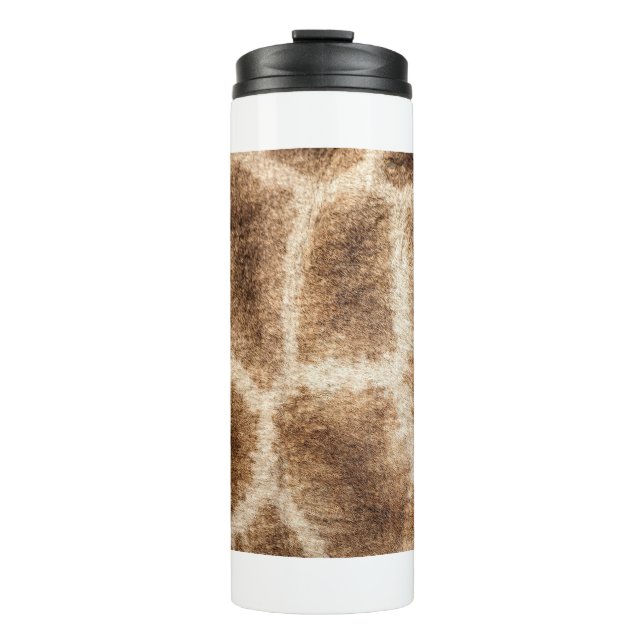Giraffe pattern thermal tumbler (Front)