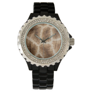 Giraffe pattern watch
