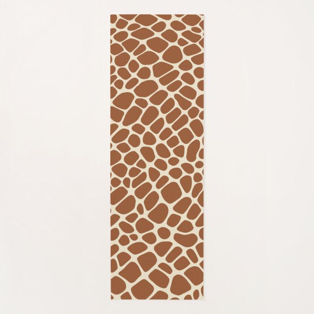Giraffe Pattern Yoga Mat (Front)