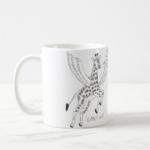 Giraffe + pegasus = Giraffsus Coffee Mug