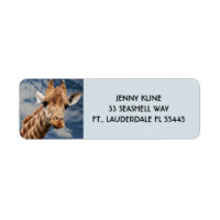 GIRAFFE PHOTOGRAPHY Return Address LabelS
