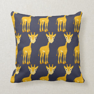 Giraffe Pillow - Illustrated Print