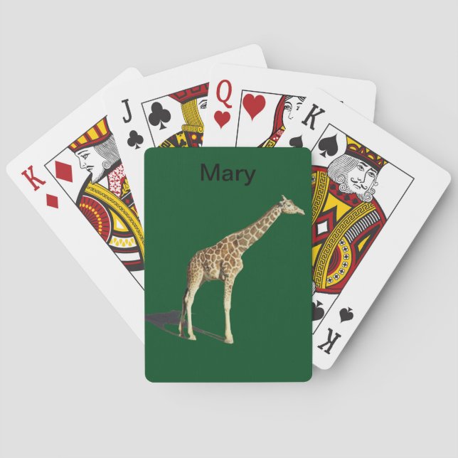 Giraffe Playing Cards (Back)