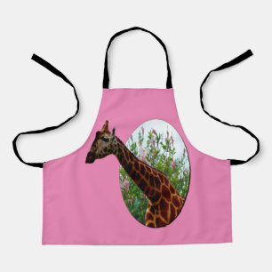 Giraffe Popout Art, Kids Full Print Apron