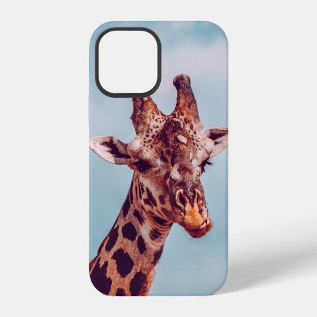 GIRAFFE PORTRAIT iPhone CASE (Back)