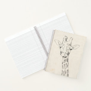 Giraffe Portrait   Sketch Notebook