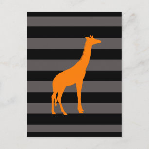 giraffe postcard