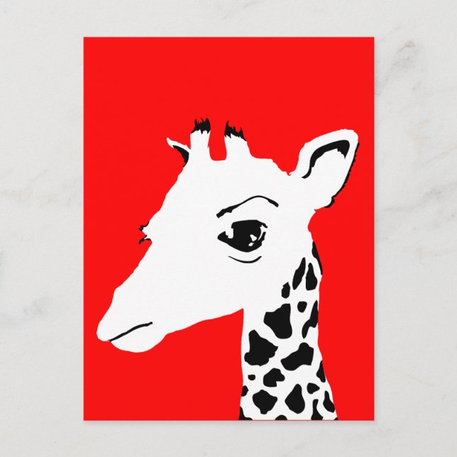 giraffe postcard (Front)
