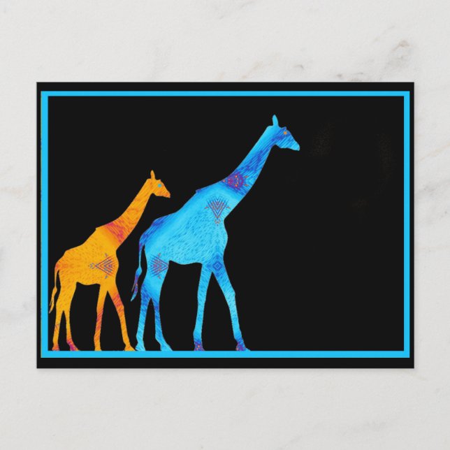 Giraffe Postcard (Front)