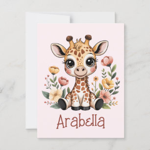 Giraffe Postcard