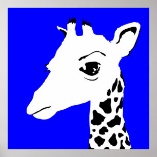 giraffe poster