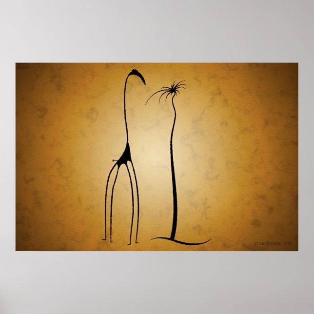 Giraffe Poster (Front)