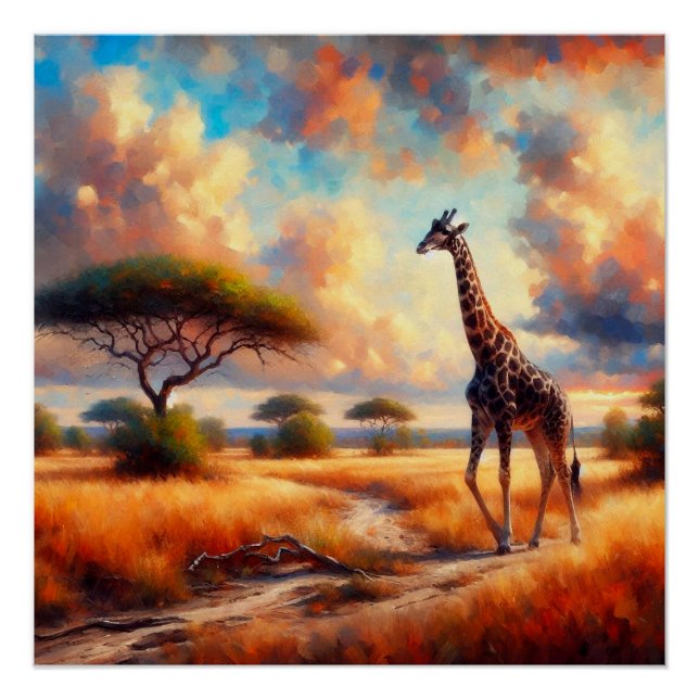 Giraffe Poster (Front)