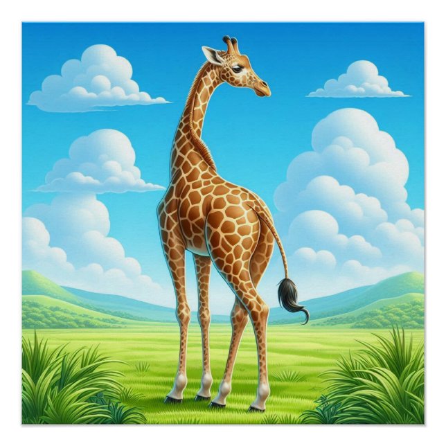 Giraffe Poster (Front)
