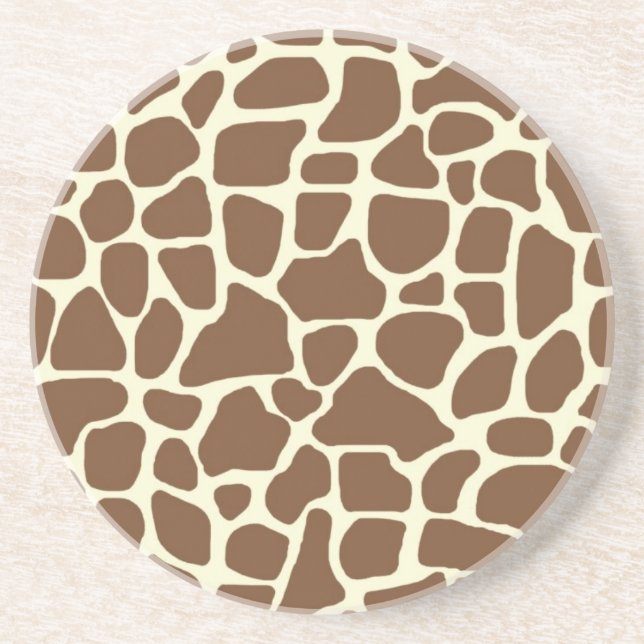 Giraffe print coaster (Front)
