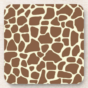 Giraffe print coaster