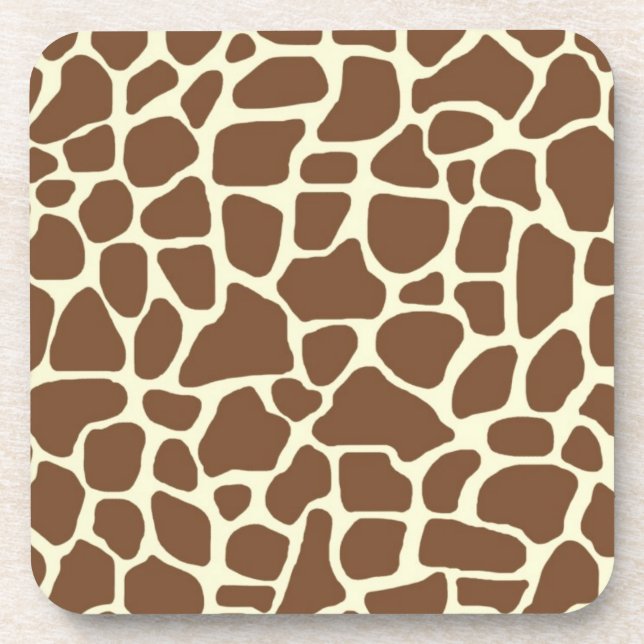 Giraffe print coaster (Front)