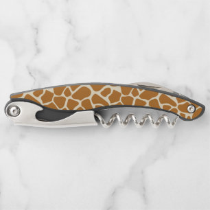 Giraffe Print Corkscrew