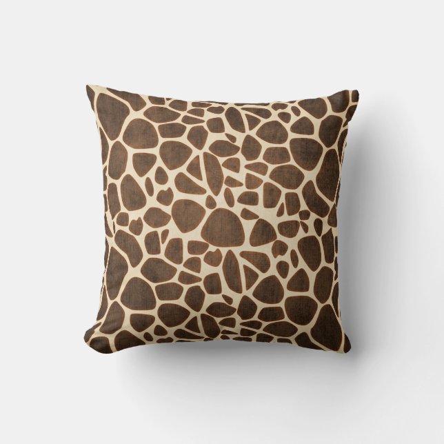 GIRAFFE PRINT CUSHION (Front)
