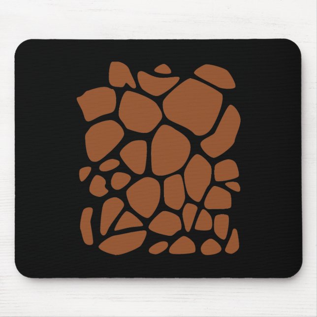 Giraffe Print Easy Diy Halloween Costume  Mouse Mat (Front)