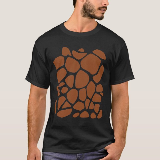 Giraffe Print Easy Diy Halloween Costume  T-Shirt (Front)