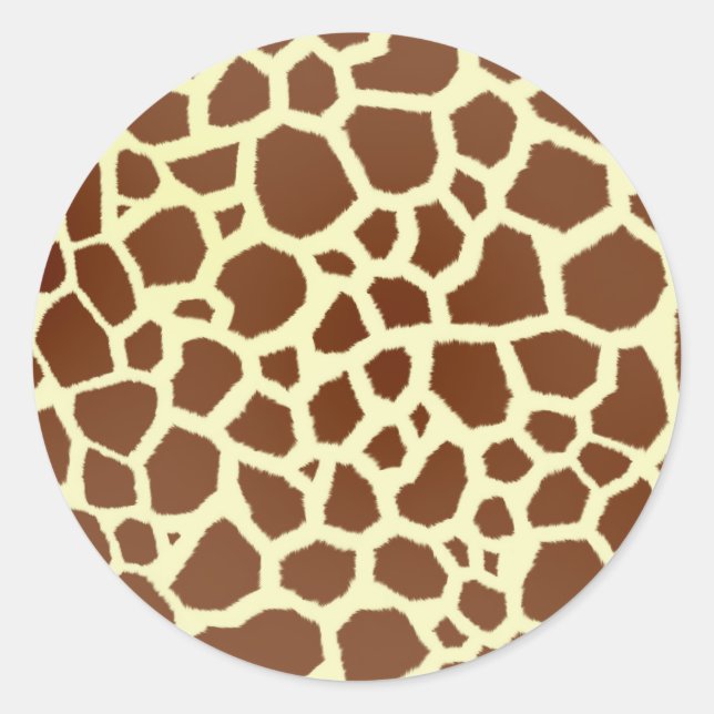 Giraffe Print Envelope Seal (Front)