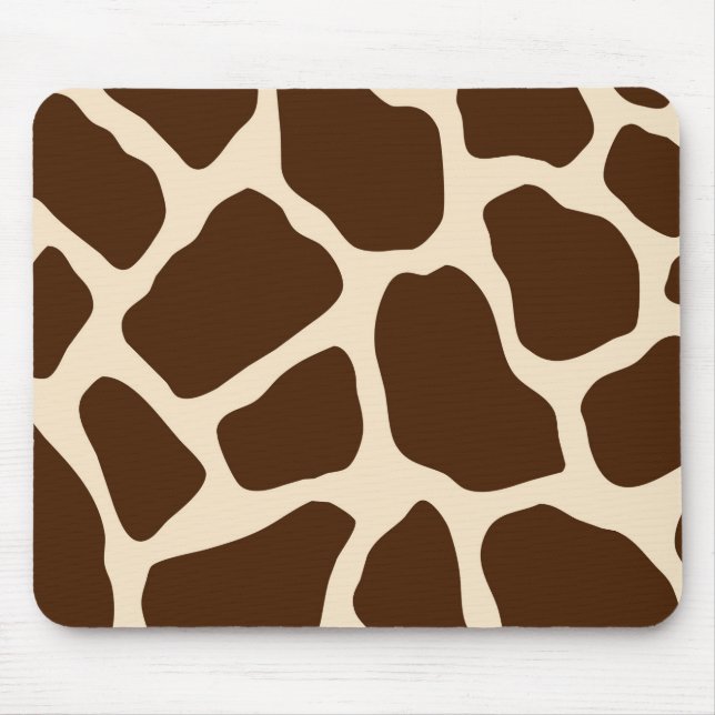 Giraffe Print Mouse Mat (Front)
