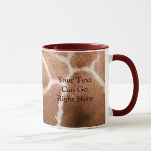 Giraffe Print Mug