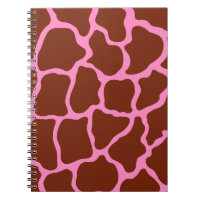 Giraffe Print Notebook