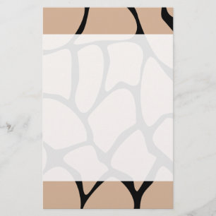 Giraffe Print Pattern in Beige.