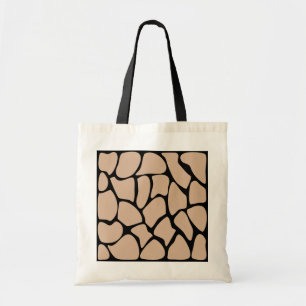 Giraffe Print Pattern in Beige. Tote Bag