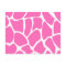 Giraffe Print Pattern in Bright Pink.