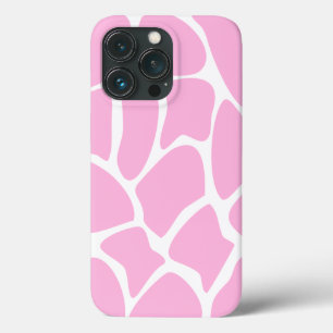 Giraffe Print Pattern in Candy Pink. iPhone 13 Pro Case