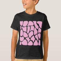 Giraffe Print Pattern in Candy Pink.