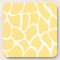 Giraffe Print Pattern in Yellow.