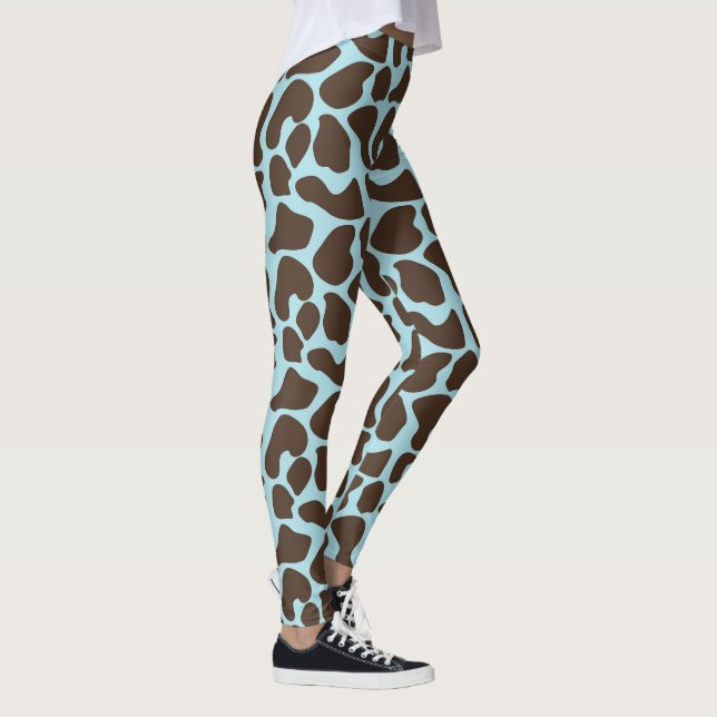 Giraffe Print Pattern Leggings (Right)