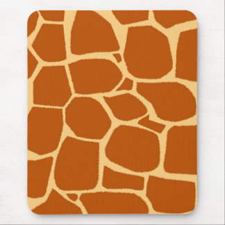 Giraffe print pattern mouse mat