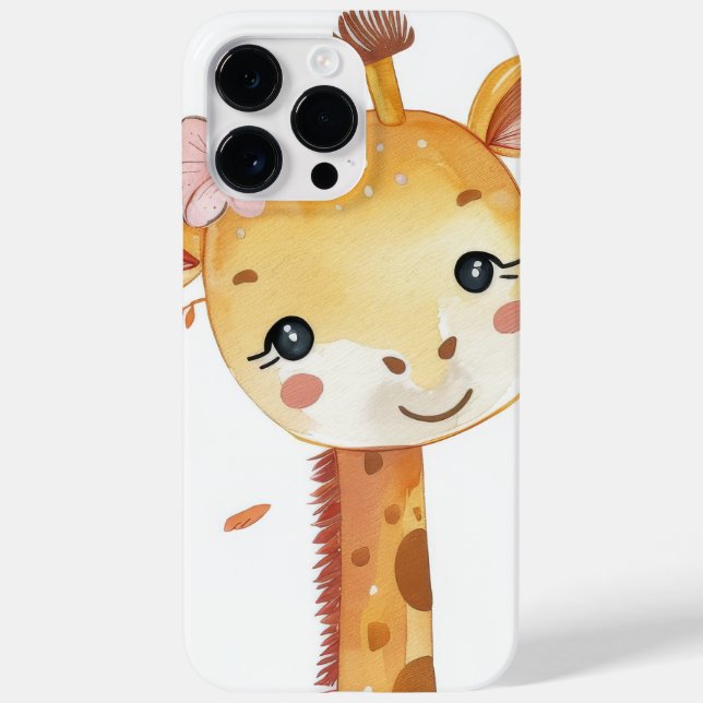 Giraffe Print Phone Case (Back)